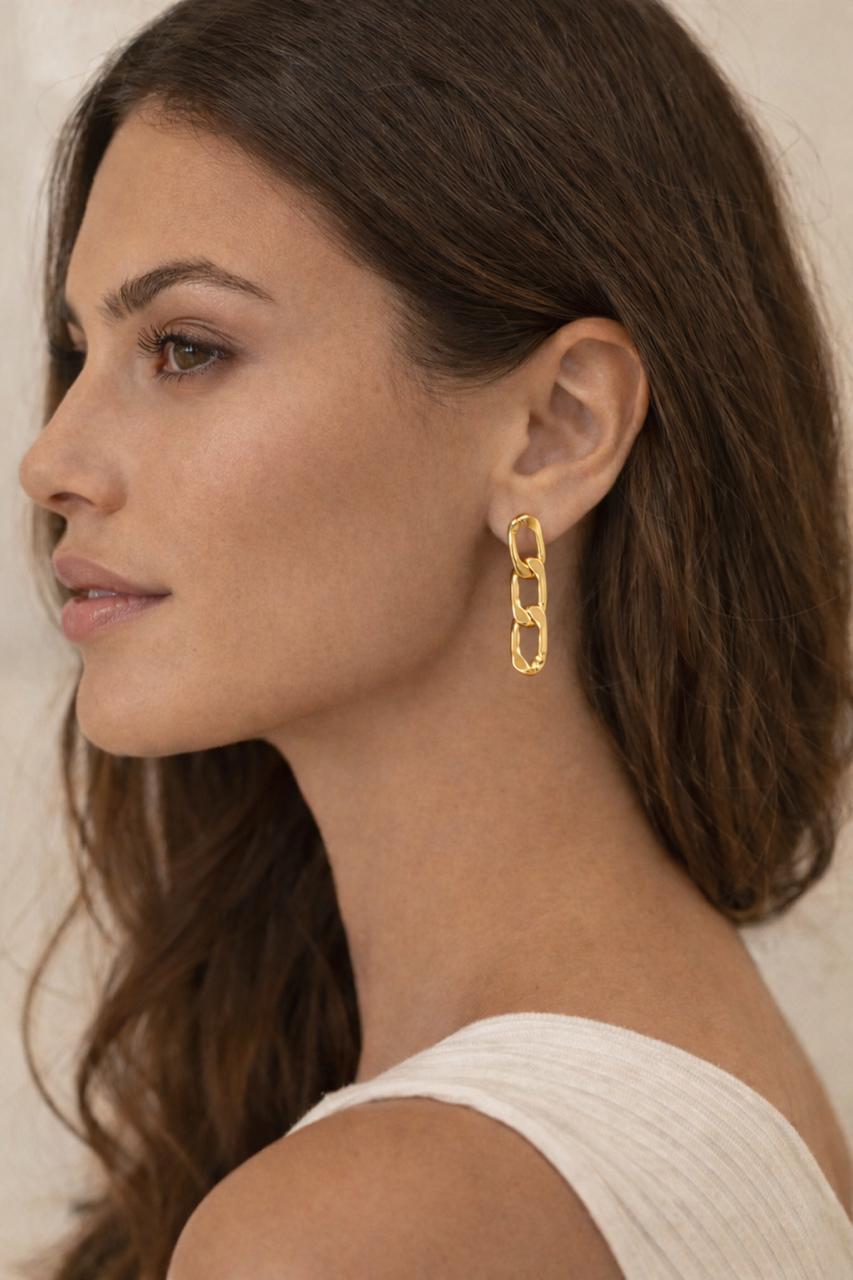 Boucles d’oreilles Maillons Élégants – Nélya