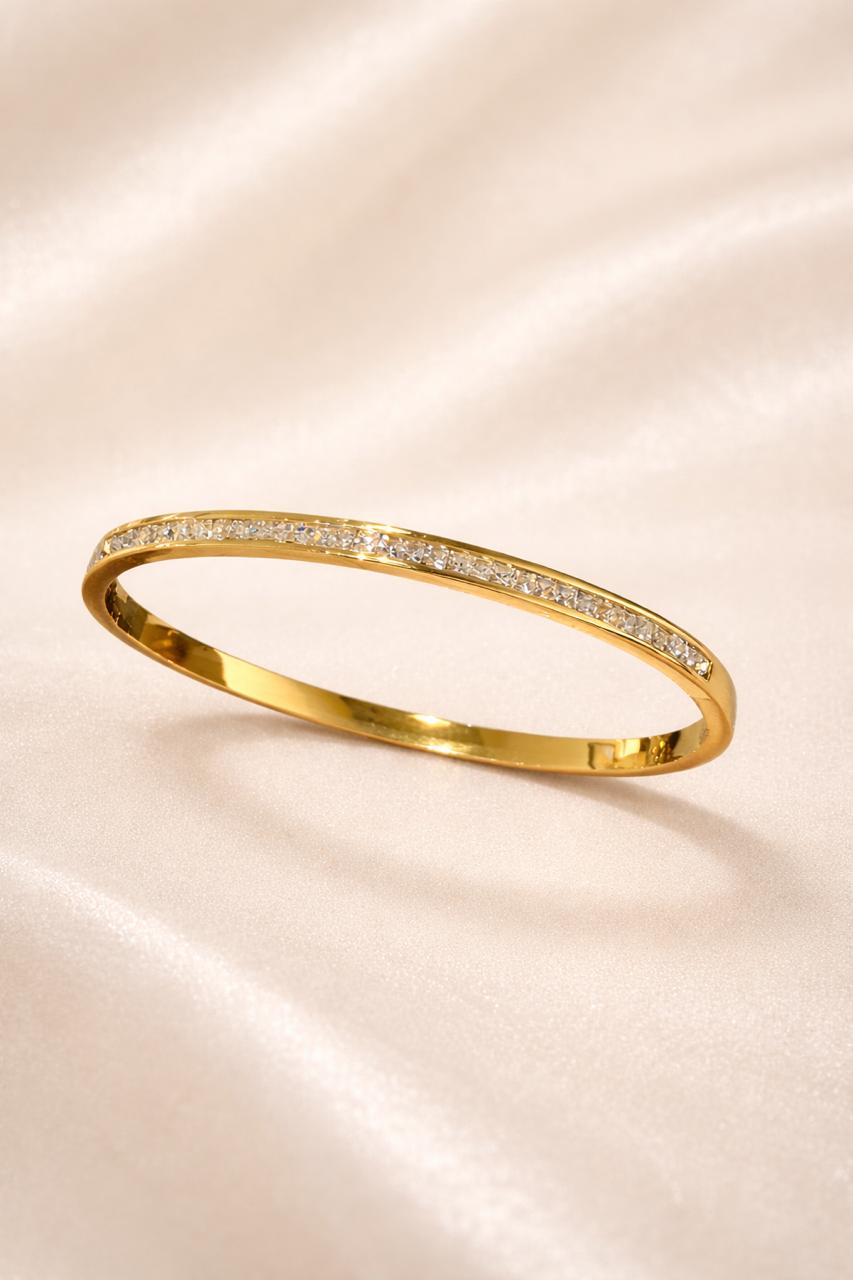 Bracelet Doré Cristal Élégance – Nélya